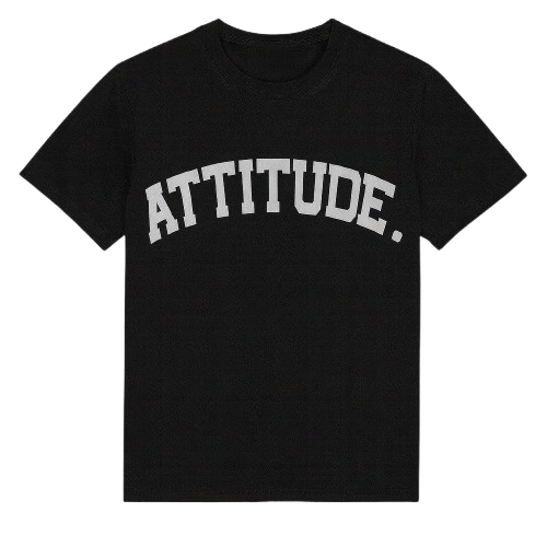 ATTITUDE. T-shirt (Black Edition)